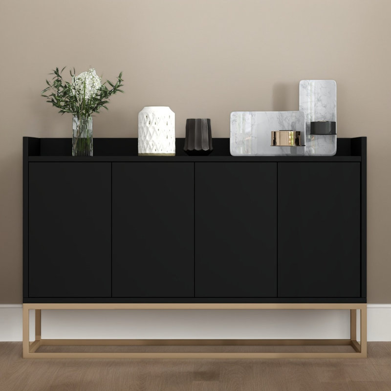 120cm Sideboard, Black