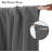 2 Panels Blackout Curtains-Tie Up Shade for Window Thermal Insulated Room Darkening Rod Pocket Curtains for Kitchen-1697387979-1697387969