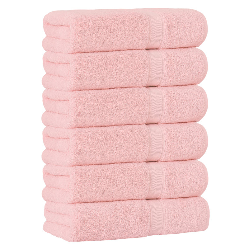 Sinemis Super Plush Bath Towel, Pink