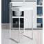 Upholstered Counter Stool with Metal Frame-841961050-841961049