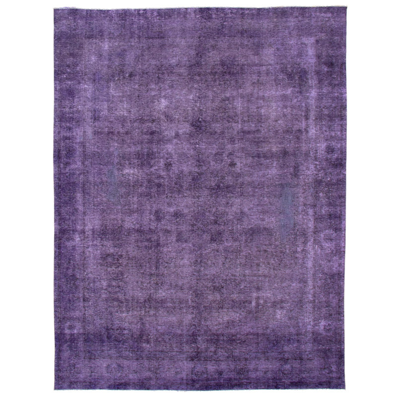 Tapis unique en laine noué à la main 9 pi 8 po x 12 pi 9 po New Age Ganit