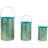 Decorative Floral Cut-Out Pillar Candle Lanterns 10"-159264583
