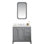 Queen 36" Single Bathroom Vanity Set with Mirror