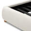 Lit plateforme moderne avec tête de lit courbée et ondulée, tissu performant-1095015736-1074102778