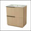 Meuble-lavabo 30 po avec tiroirs et lavabo-146807333
