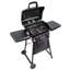 Chariot avec gril au gaz propane compact à deux brûleurs American Gourmet Classic Series de Charbroil