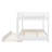 Queen Size Bunk Bed With Twin XL Trundle Wood Bunk Bed-739633742