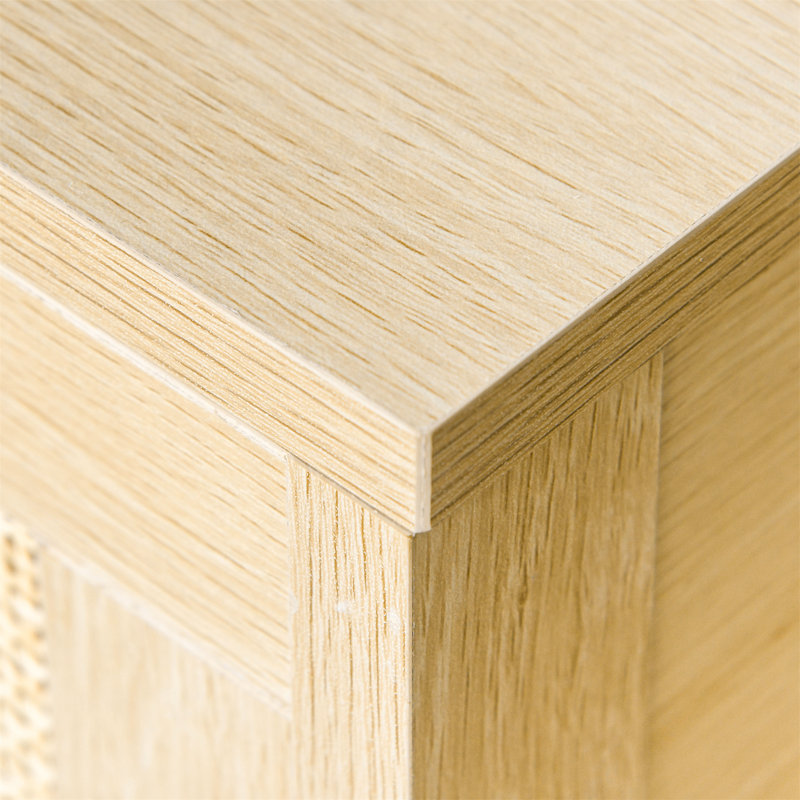 Nadine 40cm W Manufactured Wood Bedside Table