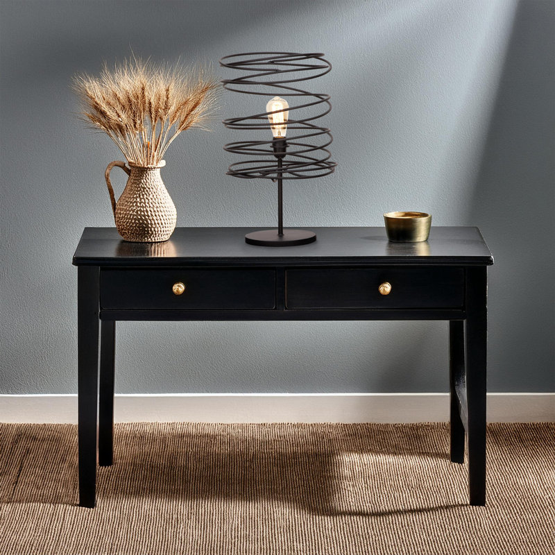 Lampe de table noire 21 po Annica