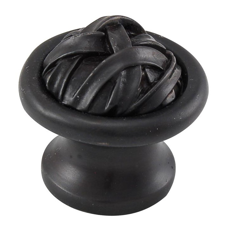 Poignée champignon Cilento, L 1,25 po x l 1,25 po, Bronze huilé