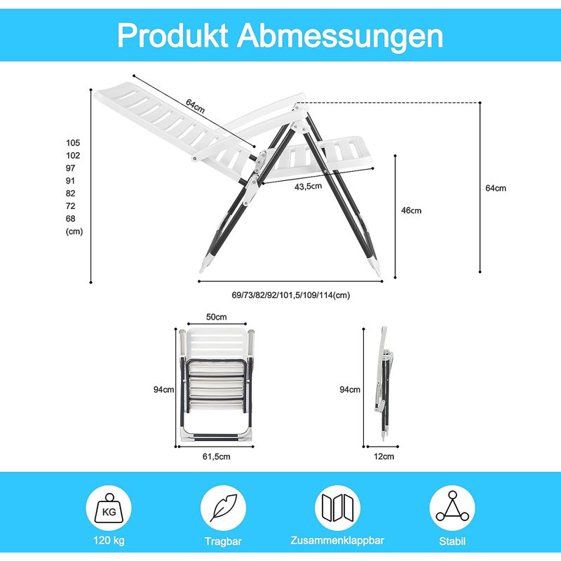 Berdia Folding Camping Chair