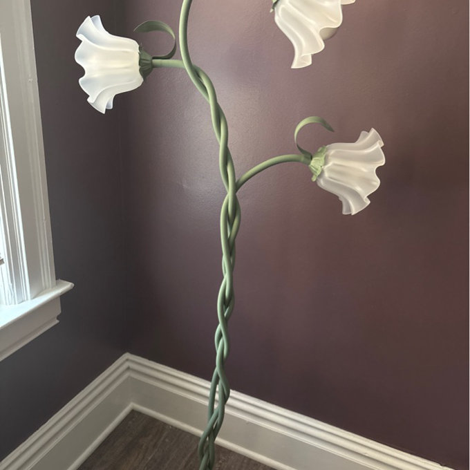 65.55''Tall Green Floor Lamp