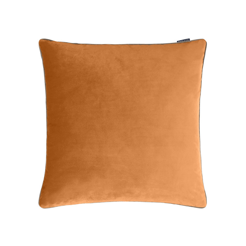 Meridian Square Cushion, Pumpkin/Mocha