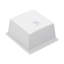 Évier de cuisine encastré en composite blanc à quartz, évier de préparation en granite avec station de travail 17 po x 19 po avec drain arrière, planche à découper et support de séchage inclus pour îlot de cuisine et bar