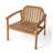 Outdoor Patio Acacia Wood Patio Armchair