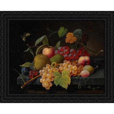 Fruit Still Life with Moth (circa 1860-1872)