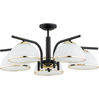Diaz 5 - Light Shaded Chandelier