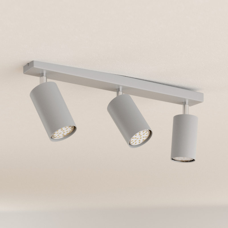 Philip Semi Flush Mount, Grey