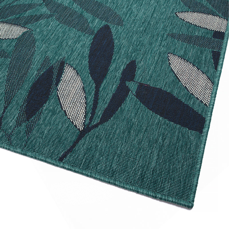 Tapis rectangulaire moderne à poils courts texturés, Rectangle 5 pi 3 po x 7 pi 6 po