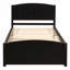 Lit plateforme simple avec lit gigogne-2003023848