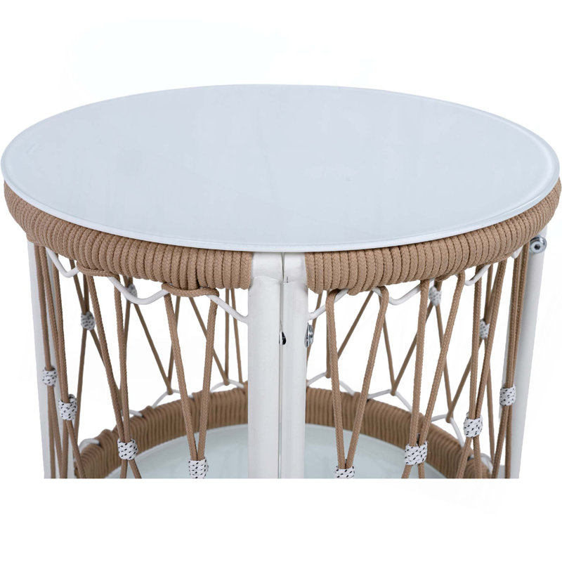 Table d'appoint d'extérieur 17,32 po Bohemian Garden