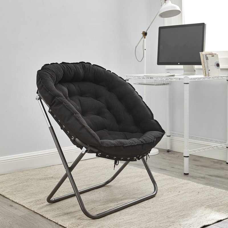 Upholstered Accent Chair, Black