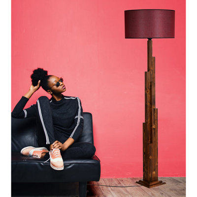 Thermia 160cm Brown Novelty Floor Lamp