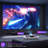 Projector With 5G Wifi And Bluetooth, Native 1080P Projector[Projector Screen Included], Full HD 18000LM Movie Projector, 300" Display Support 4K Home Theatre, Compatible With Phone/Laptop/TV Stick