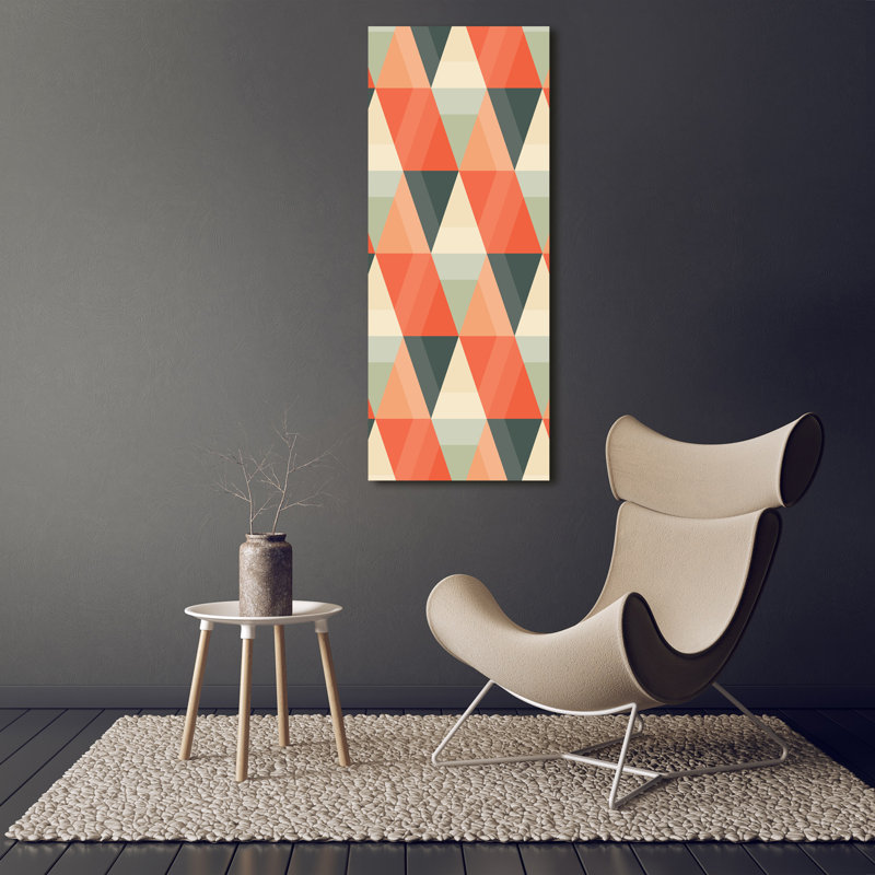 Geometric Background - Wrapped Canvas Print