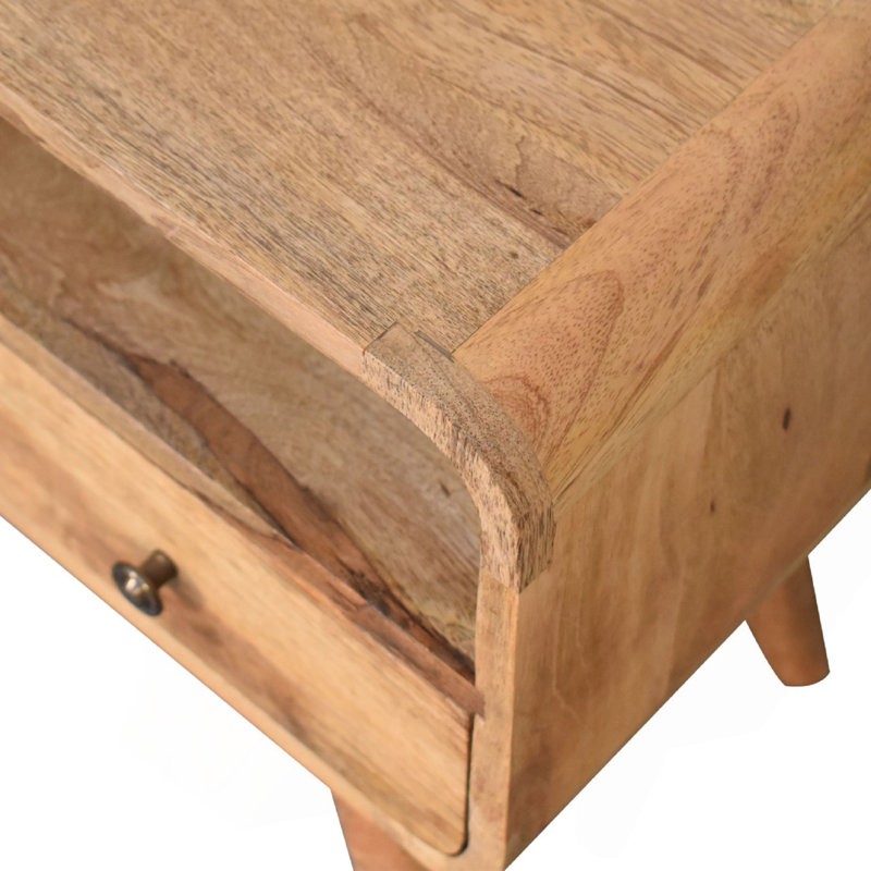 Mini meuble en bois courbé en chêne-Ish