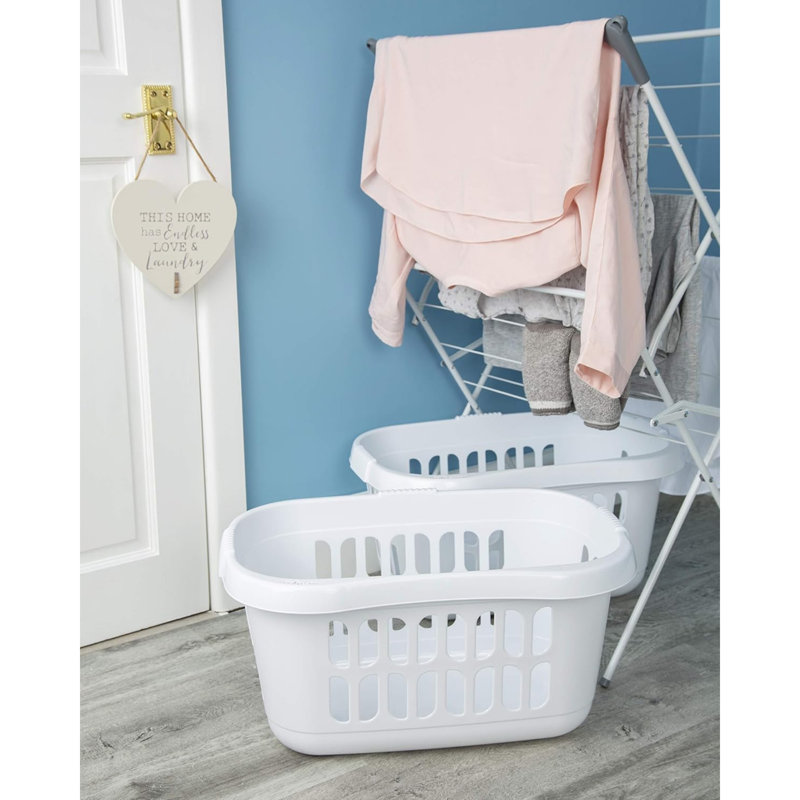 Casa Hipster Laundry Basket (Ice White)