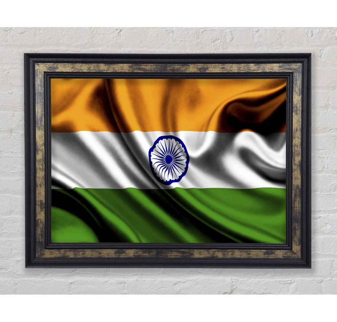 Indische Flagge - Druck