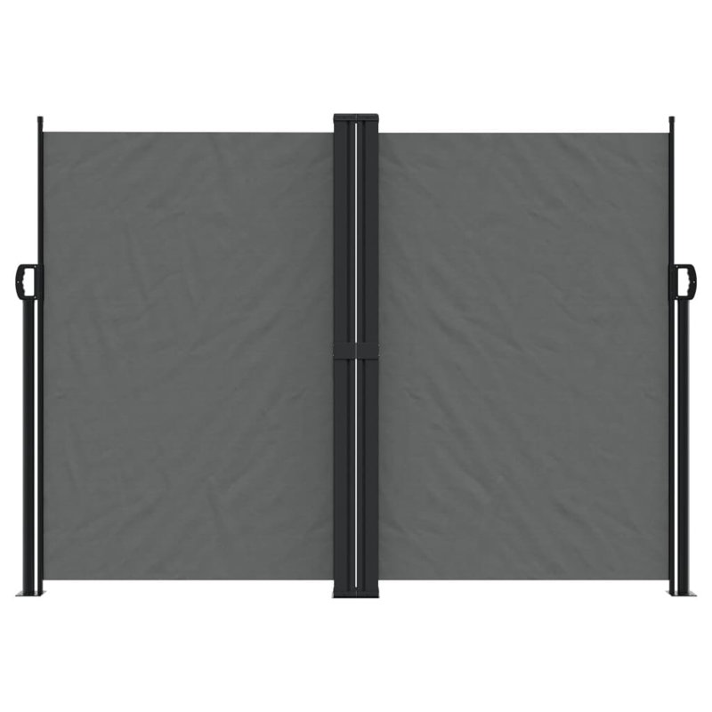 Auvent latéral rétractable Vidaxl anthracite, H 70,9 po x l 393,7 po, Anthracite