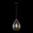 Glowlite 1-Light Single Clear Glass Teardrop Pendant-1772985445