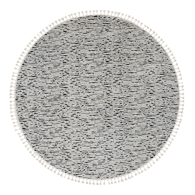 Spirit Tapis grey Rug, Round 240cm