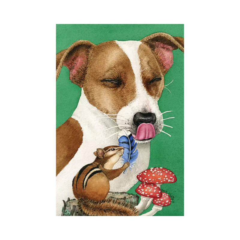 Chipmunk Mischief by Tracy Lizotte - Wrapped Canvas Gallery-Wrapped Canvas Giclée, 101.6 cm H x 66.04 cm W