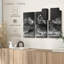«Mountainside Moulton Barn», 3 pièces sur toile-98562247