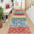 Boho Machine Washable Rug for Living Room Modern Non-Slip Rug for Bedroom Stain-Resistant Low Pile Rugs for Dining Room-625028986