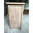 American Design Rustic Storage Cabinet, 32.64" High, Solid Wood And , With Elegant Geometric Pattern, For Living Room Vintage 15.79" Deep, Metal - Framed Linen Doors,