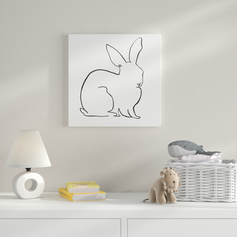 «», art sur toile Simple Rabbit Sketch