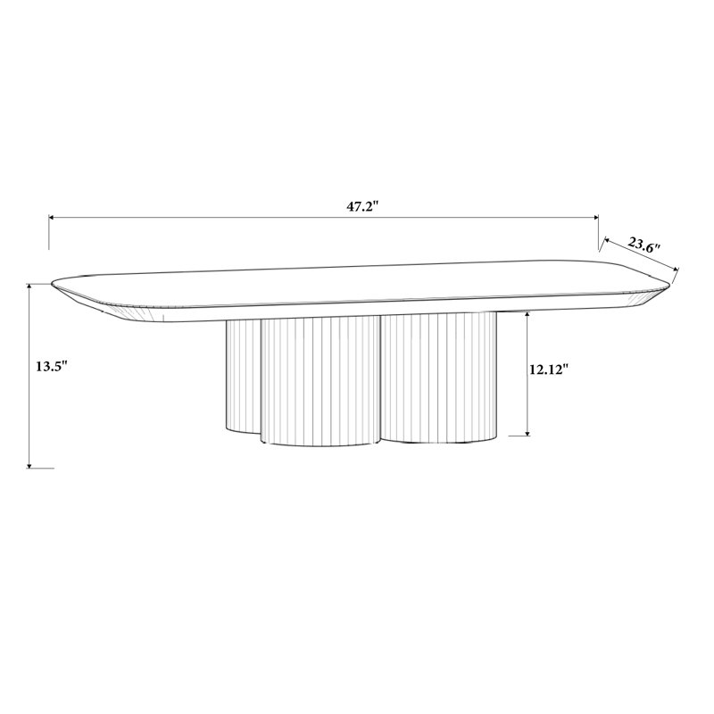 Beacon 47.25" Coffee Table
