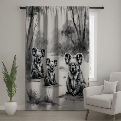 Rideaux Koalas In Forest Landscape