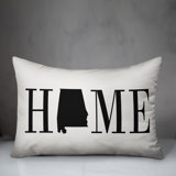 Alabama Indoor/Outdoor Reversible Throw Pillow
