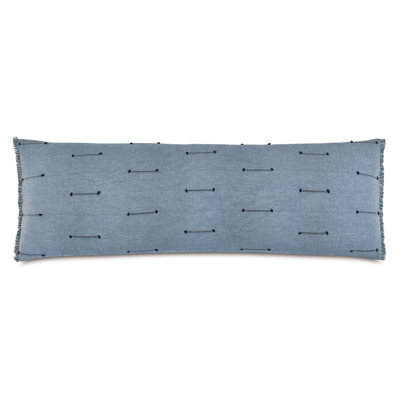 Housse et insert de coussin en coton Vizcaya en bleu Lodi