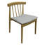 Chantilly 47cm H Polyester Blend Upholstered Slat Back Parsons Chair-70242741
