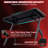 Wrought Studio Gaming Desk With Carbon Fibre Surface- A Shaped Gamer Desk Computer Workstation Home Office Ergonomic PC Desk Simple Gaming Table Home Office Desks-1817490795