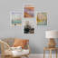 Nautique, voilier, océan, mer, paysages naturels, impression encadrée sur papier, 4 pièces-97770378-97770375