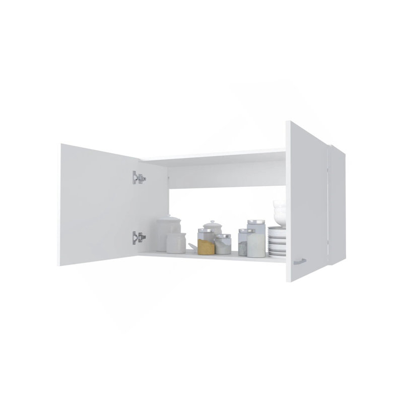 Armoire murale blanche 2 portes