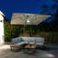 Camora 250cm Lighted Cantilever Parasol-1066735038