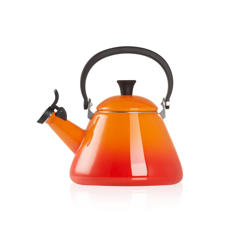 Le Creuset Kone Kettle with Fixed Whistle 1.6L, Volcanic